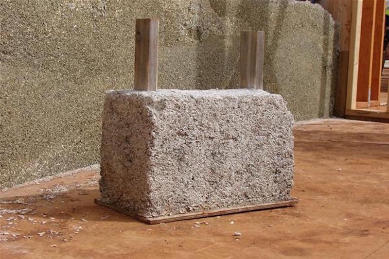 Hempcrete blocks