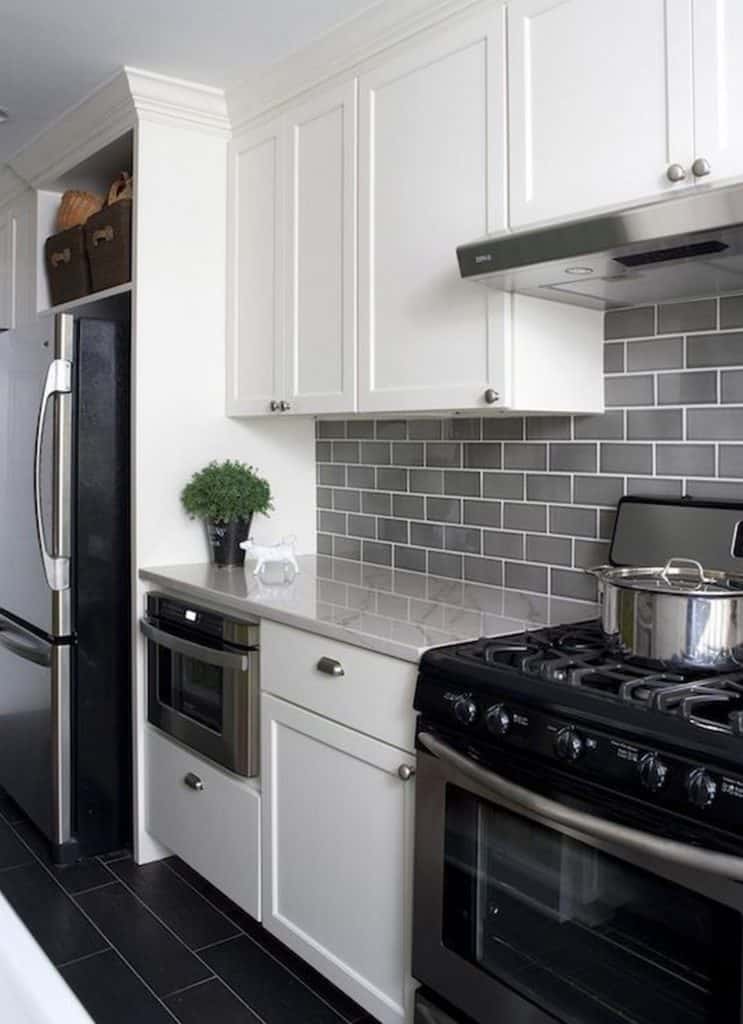 White cabinets country-house kitchen