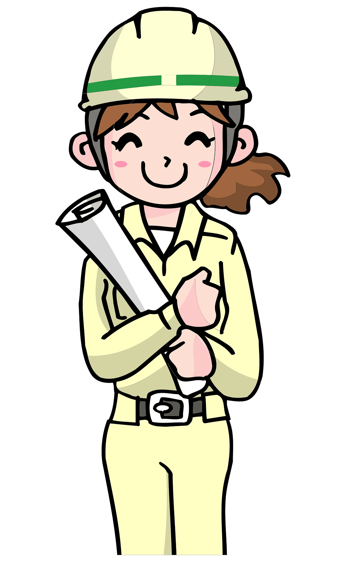 Architect woman clipart