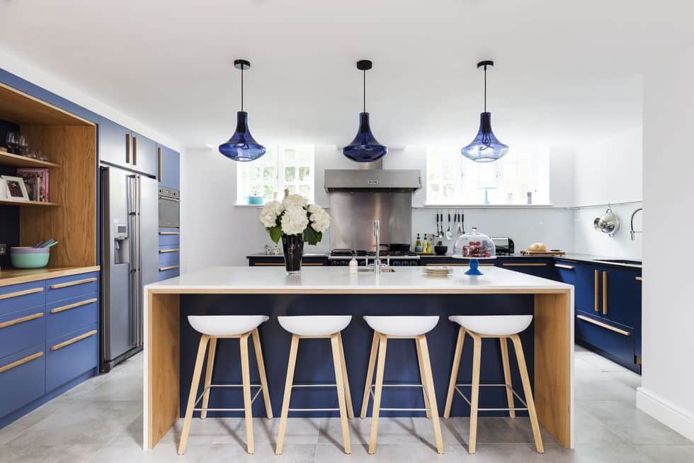 Blue kitchen island 1579734631