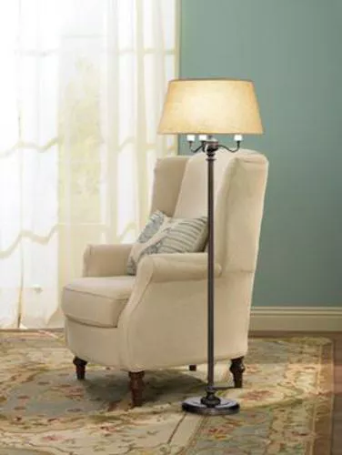 Six-way floor lamp