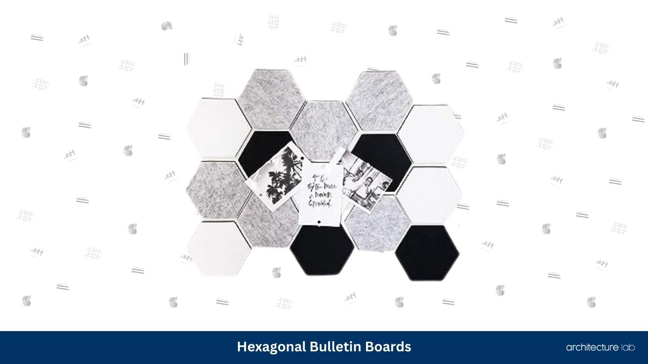 Hexagonal bulletin boards