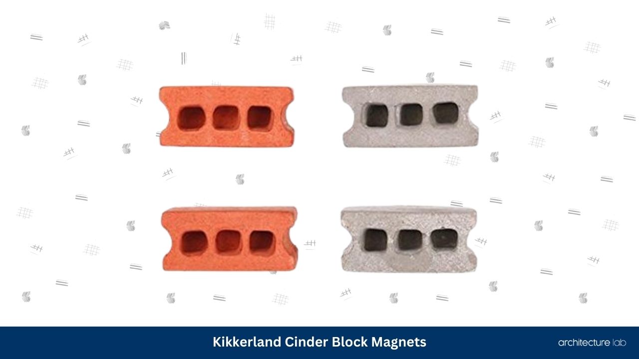 Kikkerland cinder block magnets