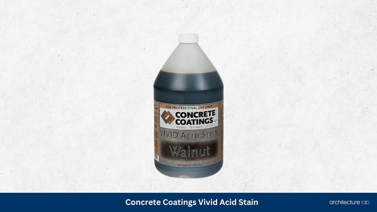 Concrete coatings vivid acid stain