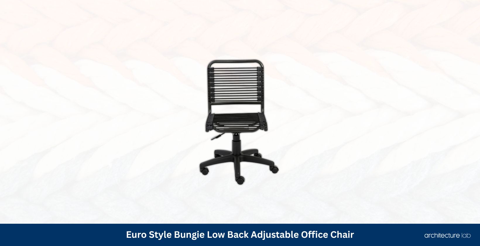 Euro style bungie low back adjustable office chair 02546