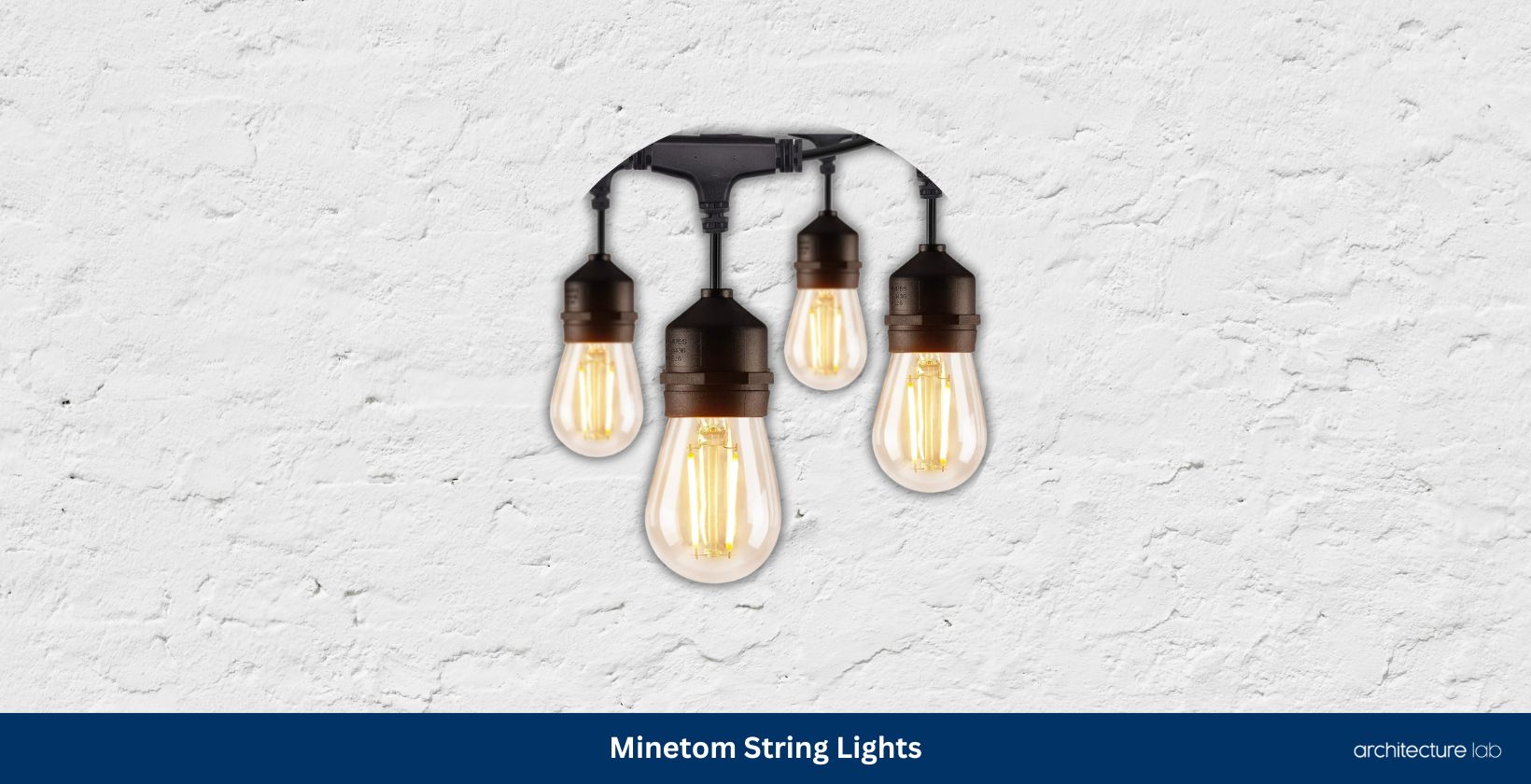 Minetom outdoor string lights