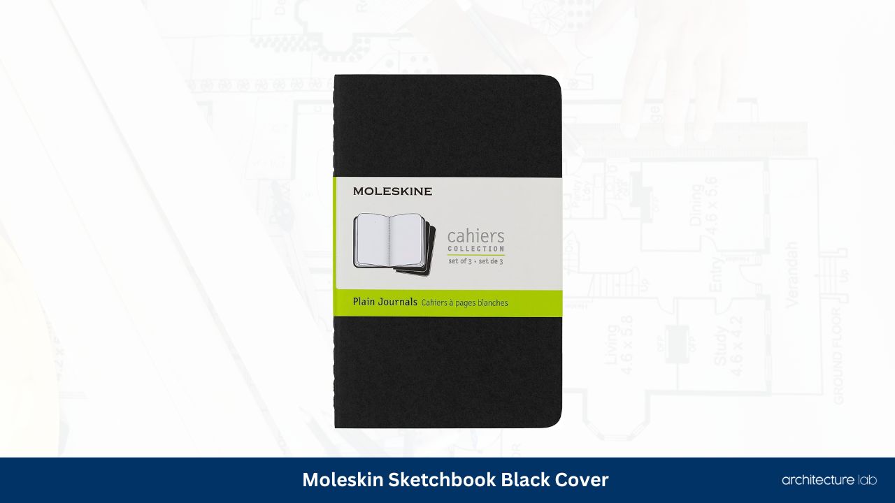 Moleskin sketchbook black cover