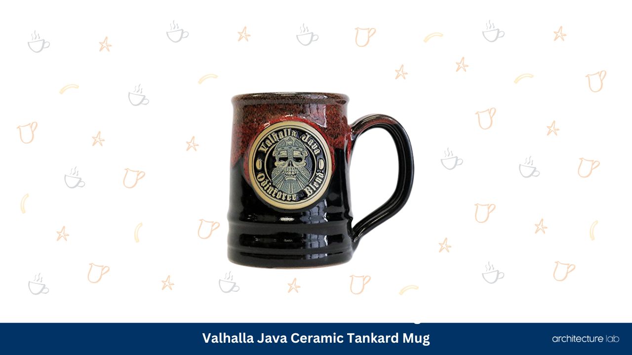 Valhalla java ceramic tankard mug