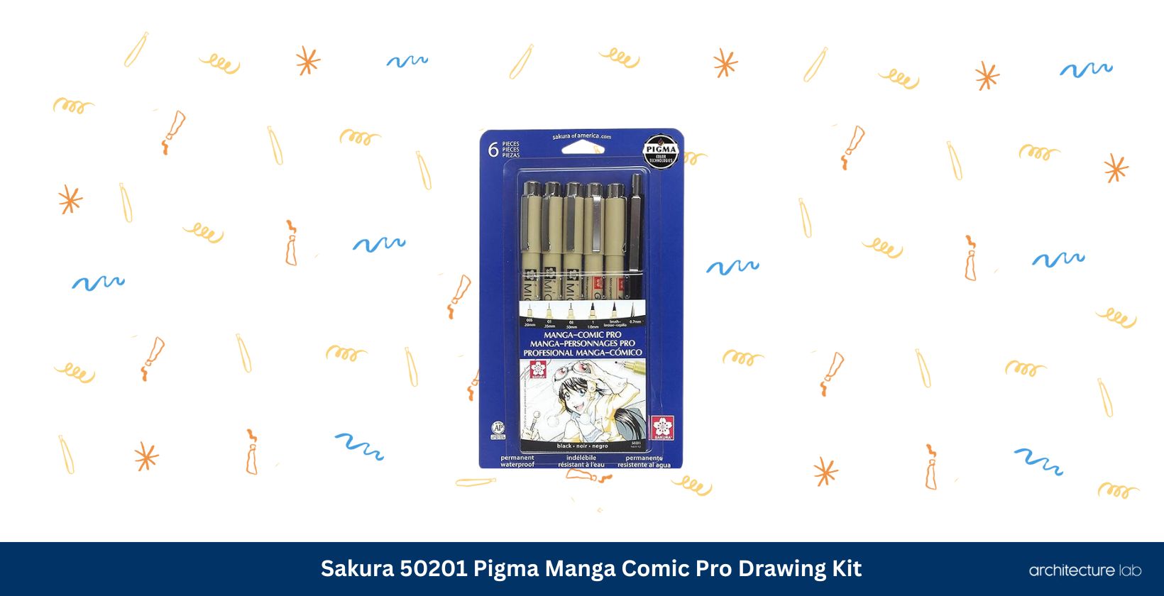 Sakura 50201 pigma manga comic pro drawing kit