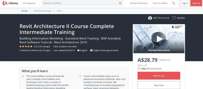 Udemy: revit architecture ii course