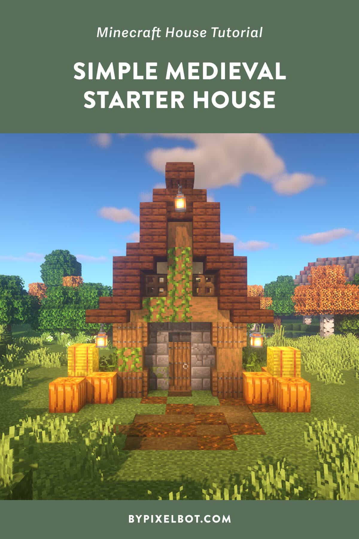 How to build minecraft medieval house