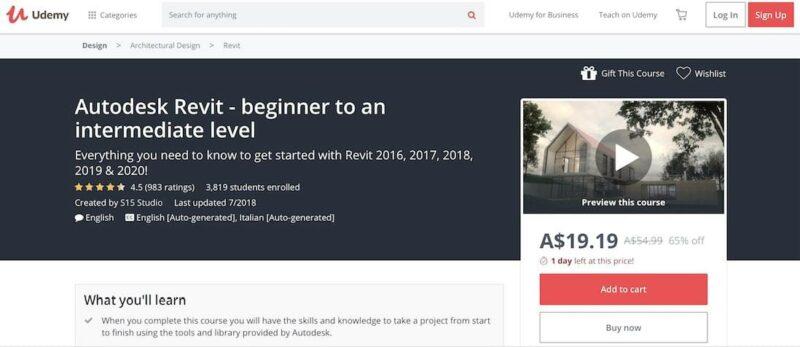 Udemy - autodesk revit: beginner to intermediate