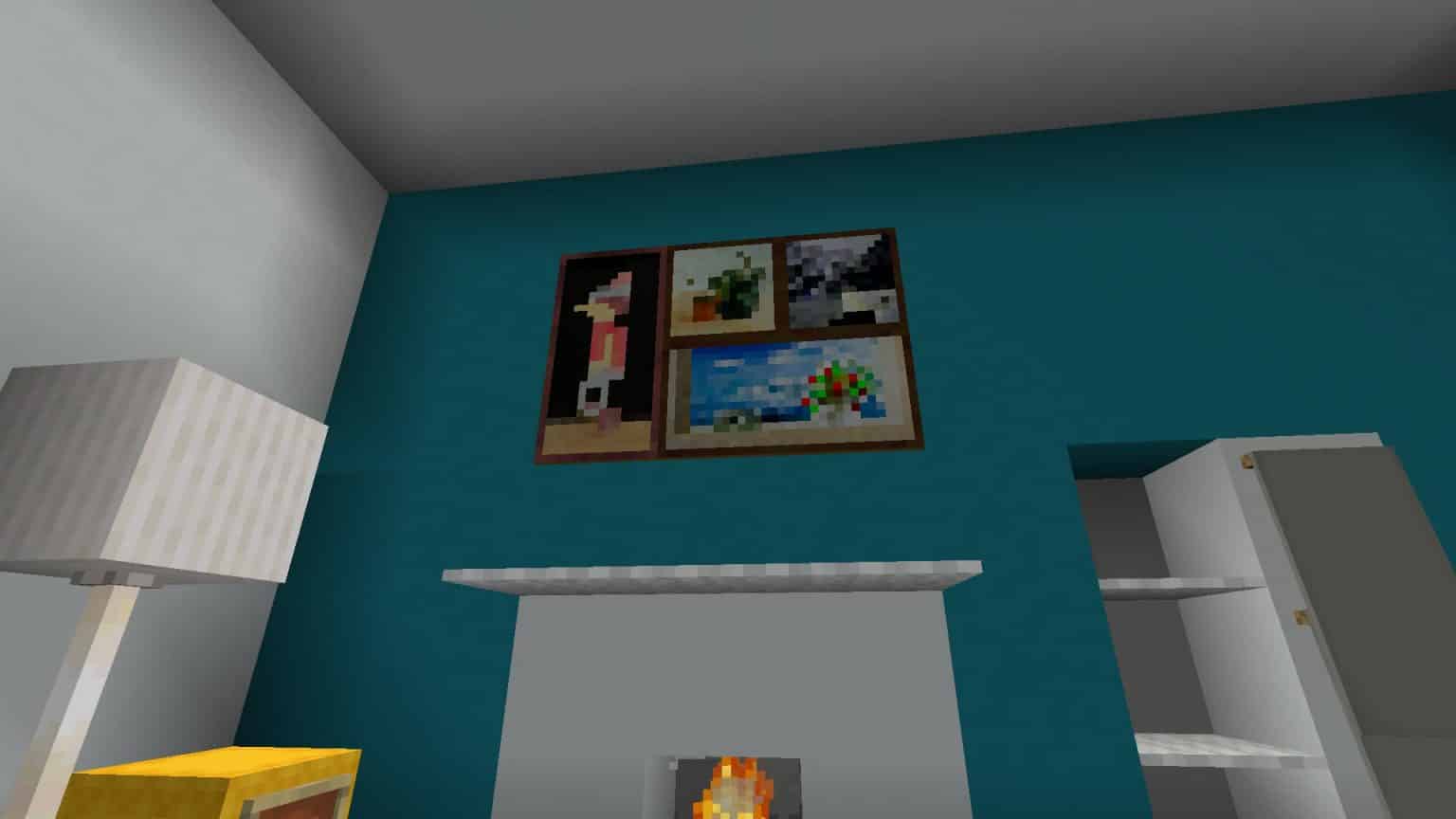 Minecraft wall hangings and photo frames