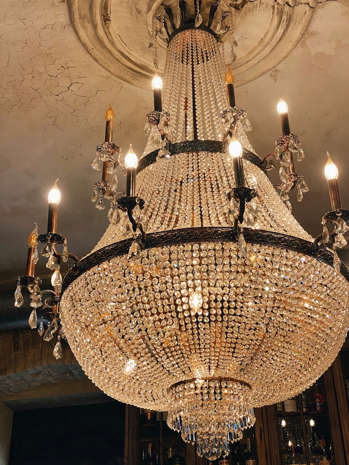 Crystal ceiling lights