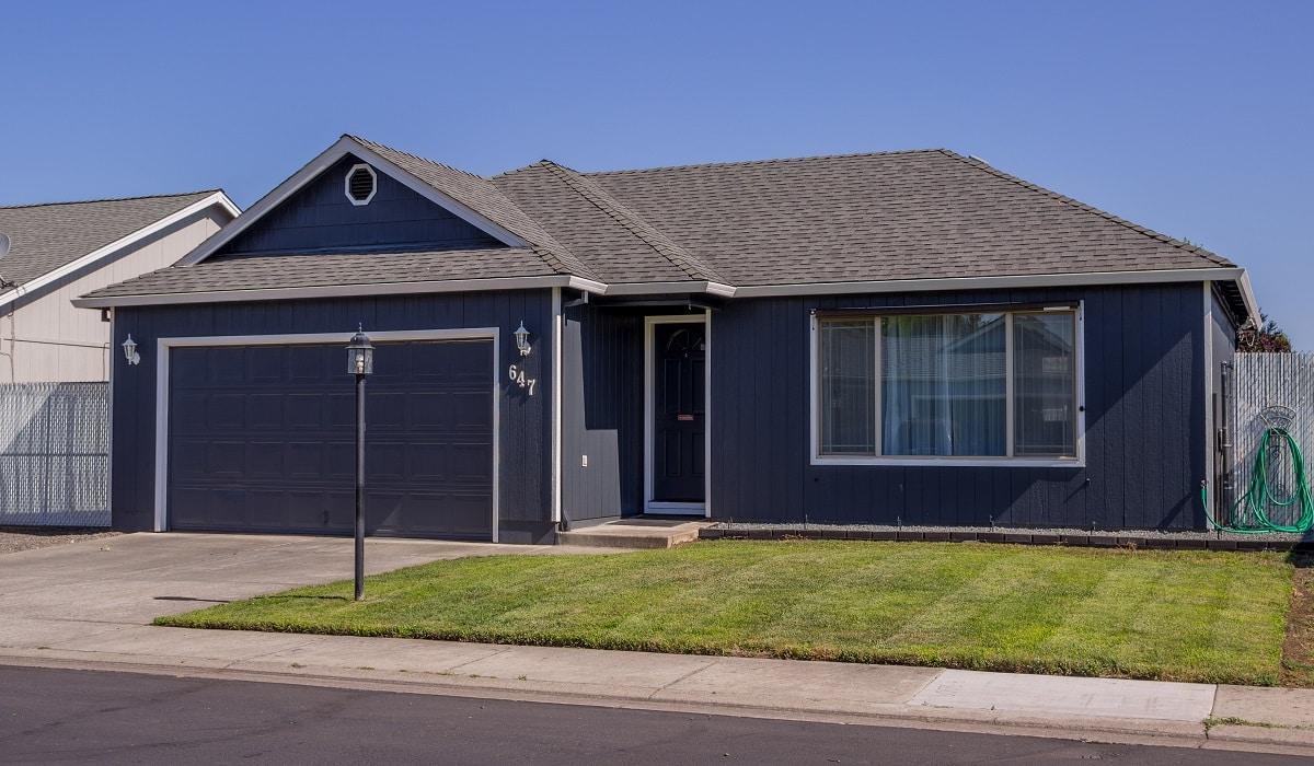 Vertical wood siding