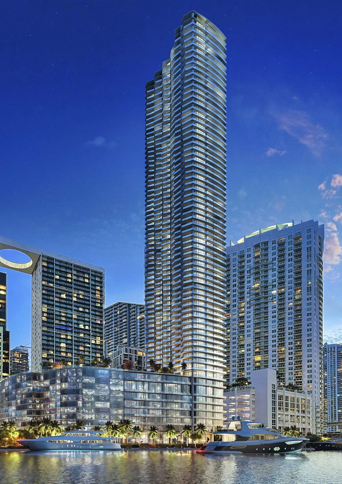 Baccarat condos, brickell - building