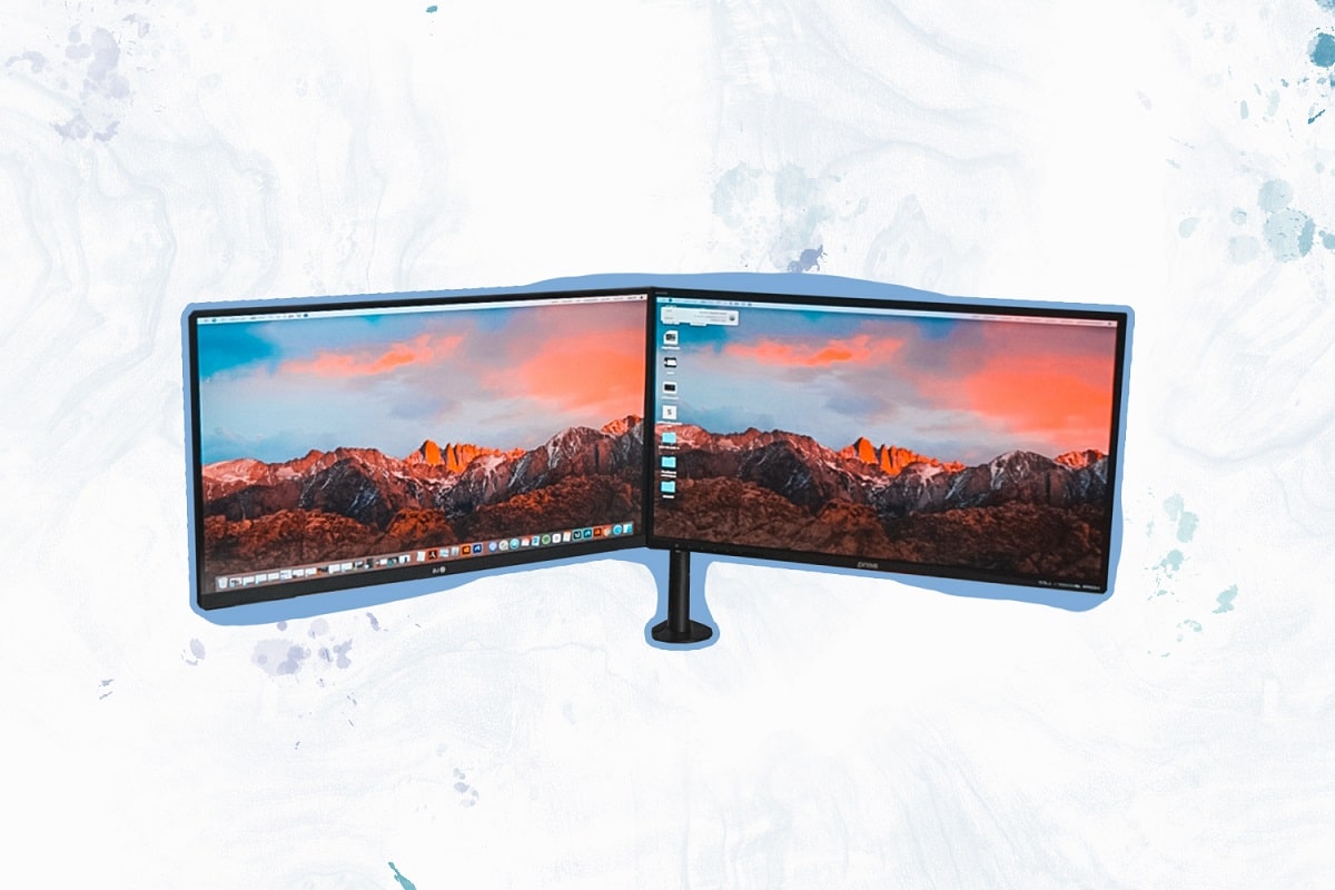 How much is dual monitor stand