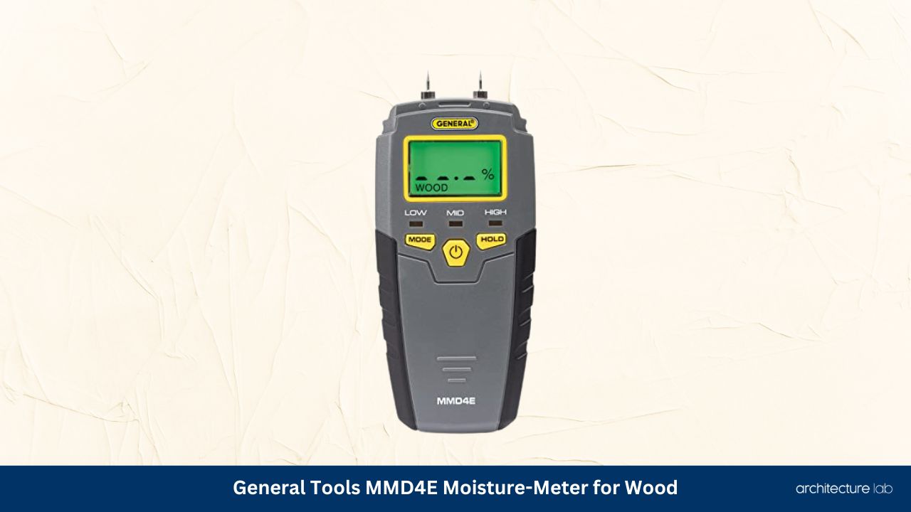 General tools mmd4e moisture meter for wood