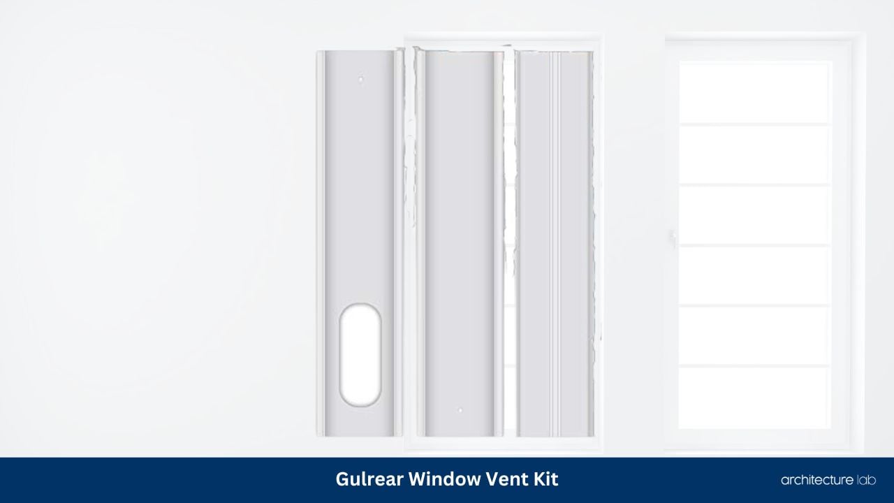 Gulrear window vent kit