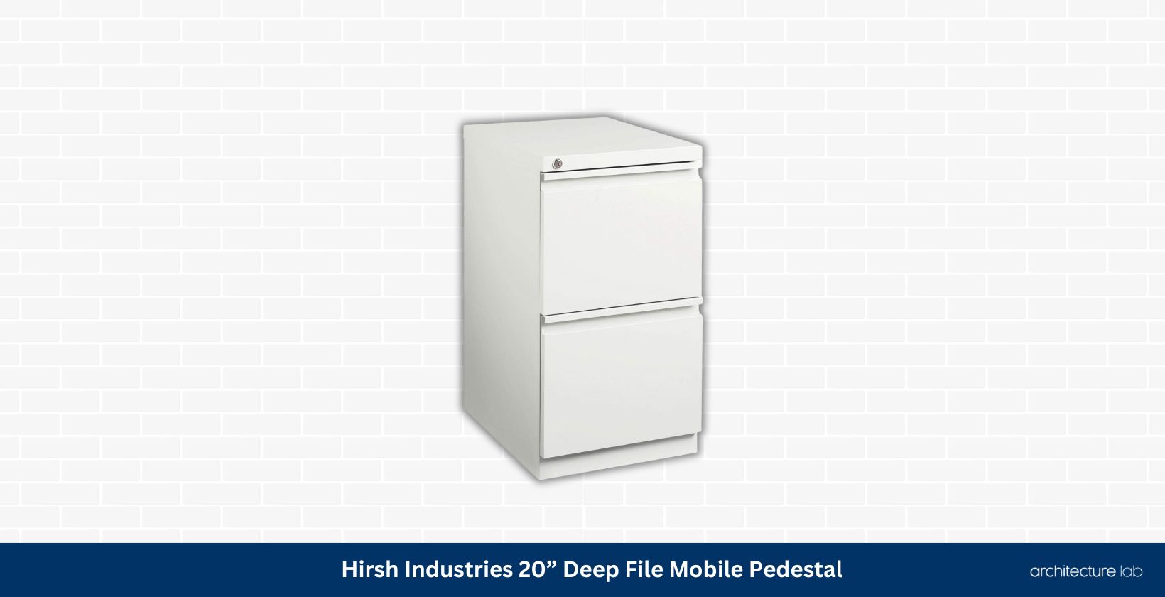 Hirsh industries 20 deep file mobile pedestal