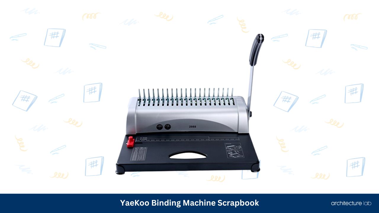 Yaekoo binding machine scrapbook