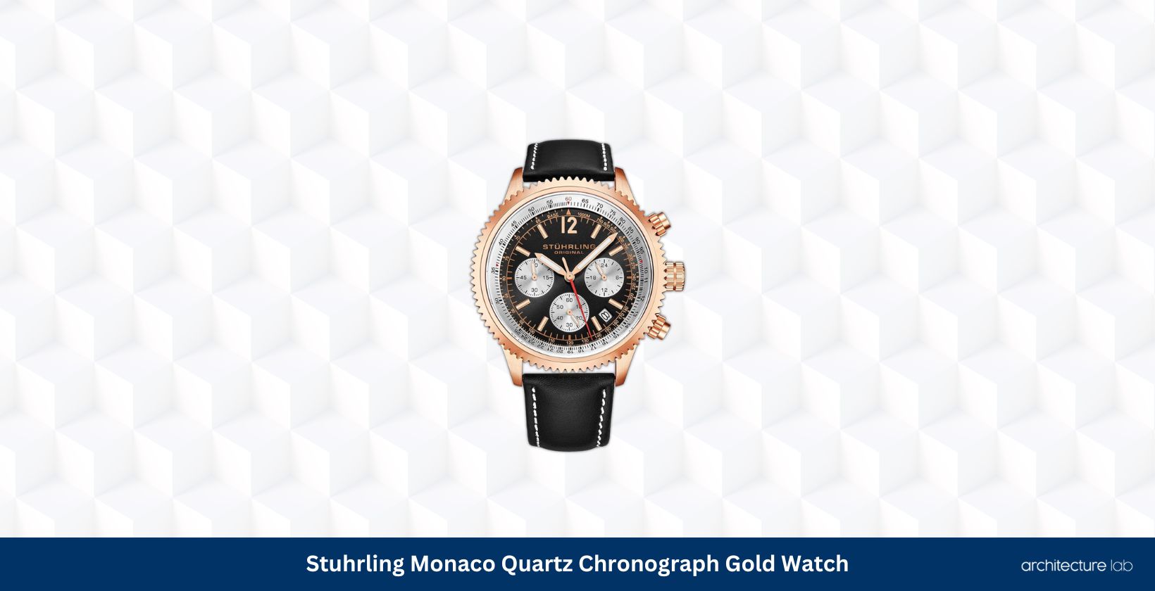 Stuhrling monaco 44mm chronograph with tachymeter 4015. 3