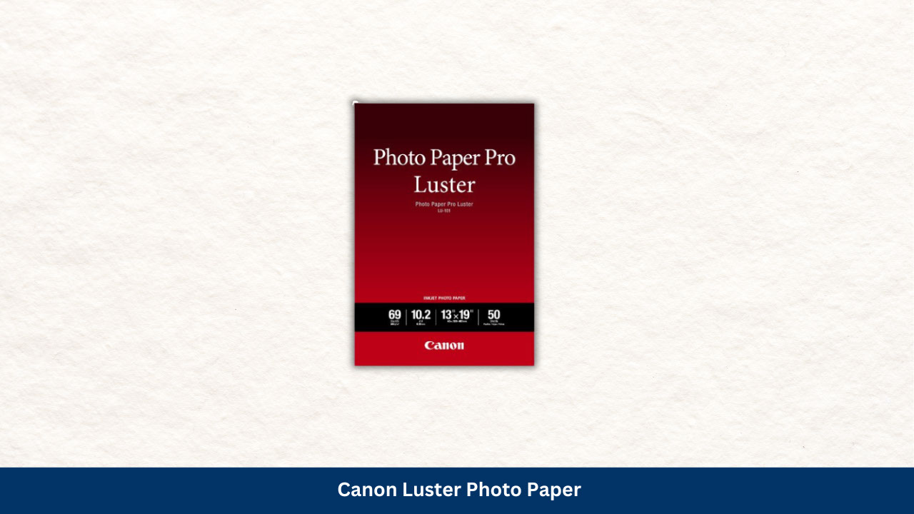 Canon lu 101 13x1950 luster photo paper