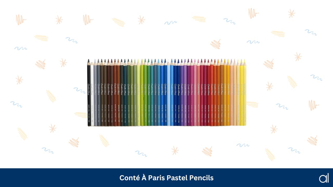 Conte a paris pastel pencils with 24 assorted colors