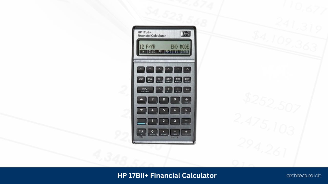 Hp 17bii financial calculator