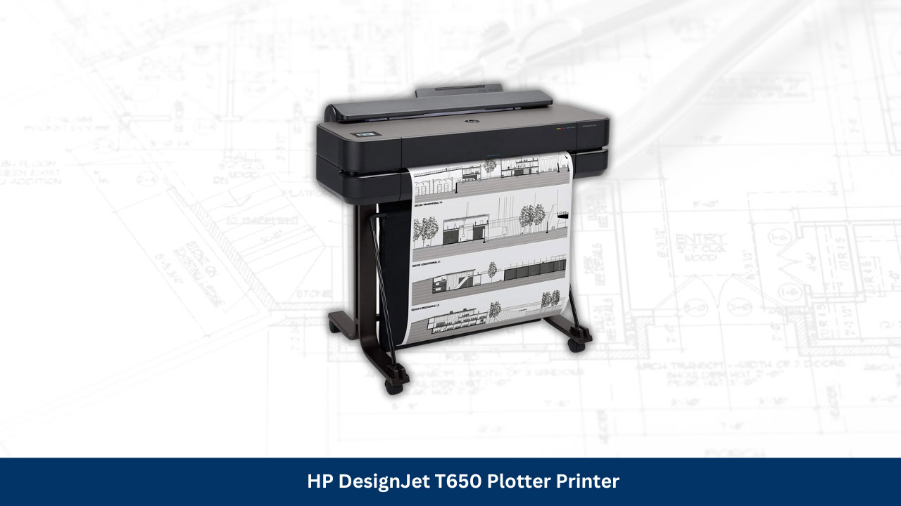 Hp designjet t650 24 inch plotter printer