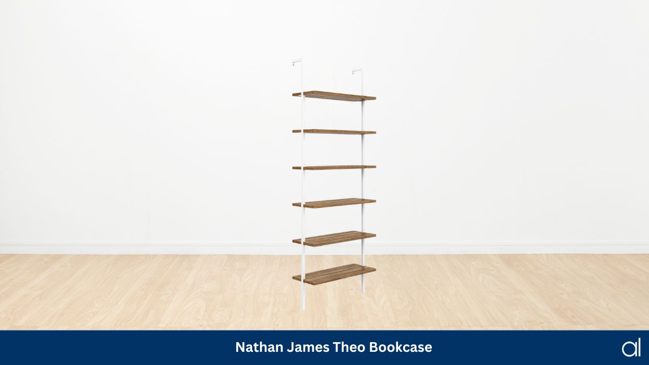 Nathan james theo 6 shelf tall bookcase