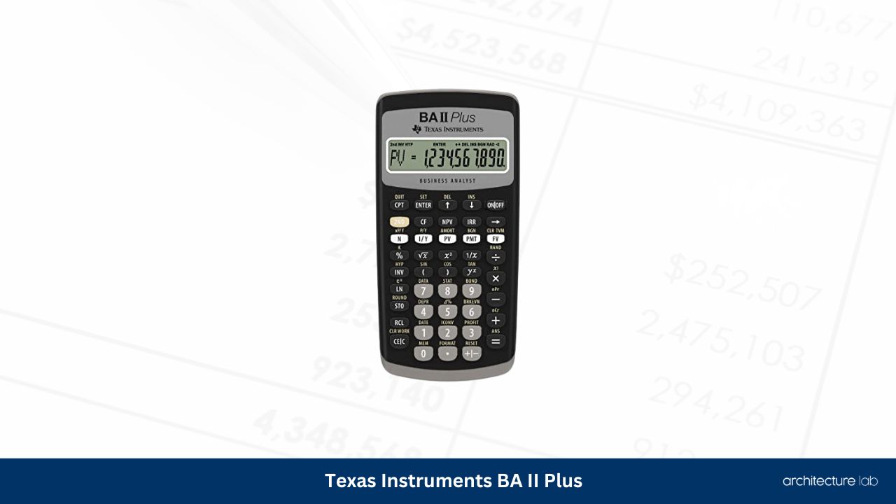 Texas instruments ba ii plus