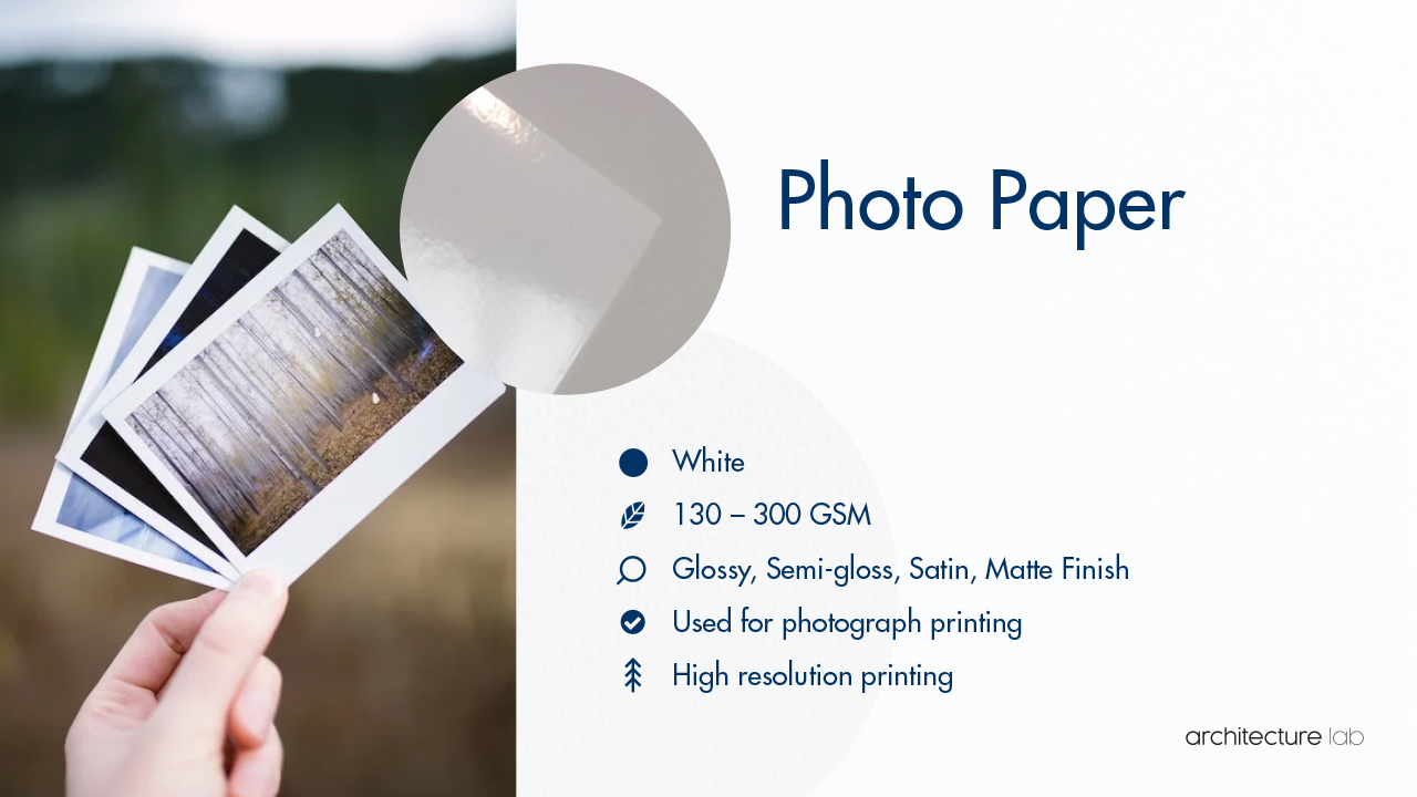 9. Photo paper