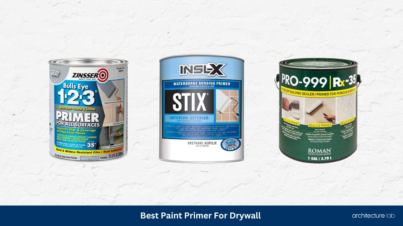 Best paint primer for drywall