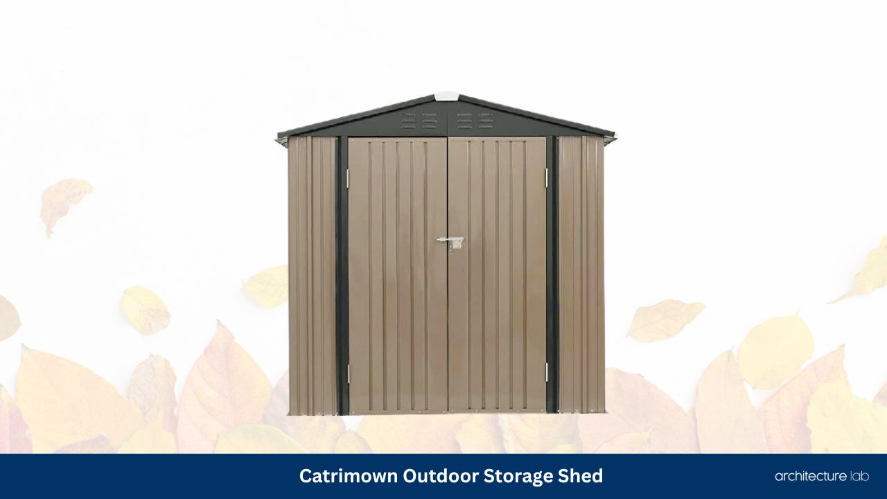 Catrimown outdoor storage shed