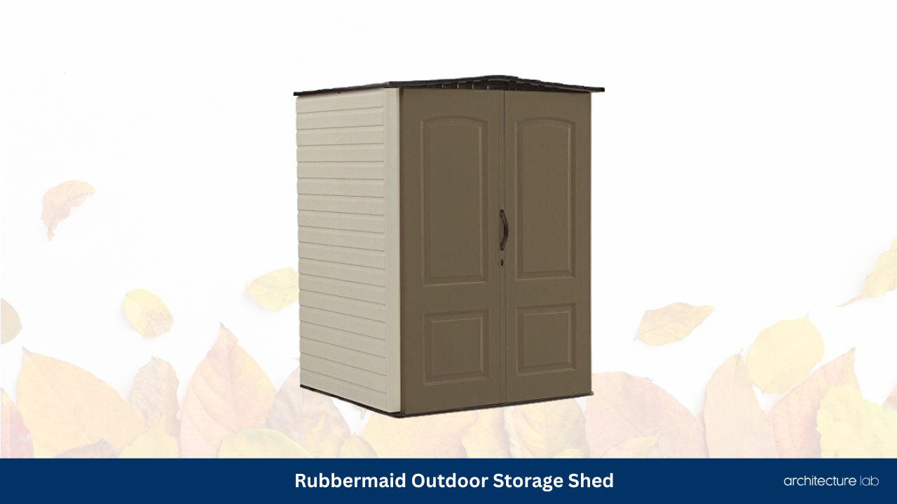 Rubbermaid vertical resin outdoor storage shed