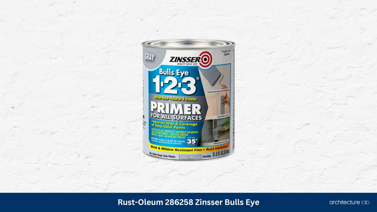 Rust oleum 286258 zinsser bulls eye