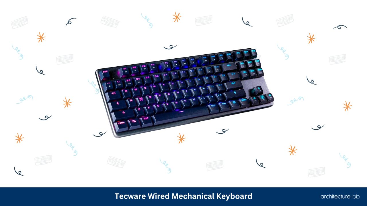 Tecware wired mechanical keyboard