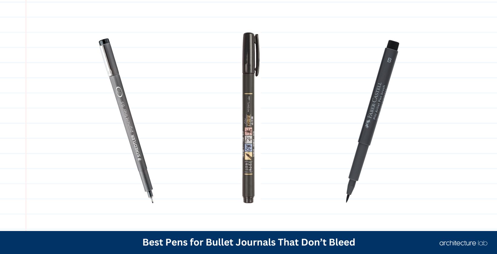 Best pens for bullet journals that don’t bleed