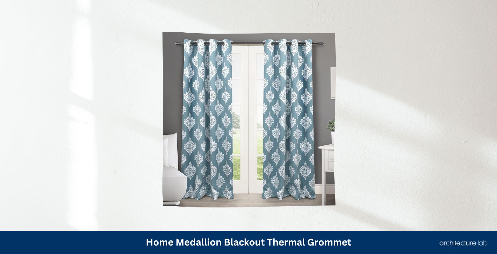 Home medallion blackout thermal grommet