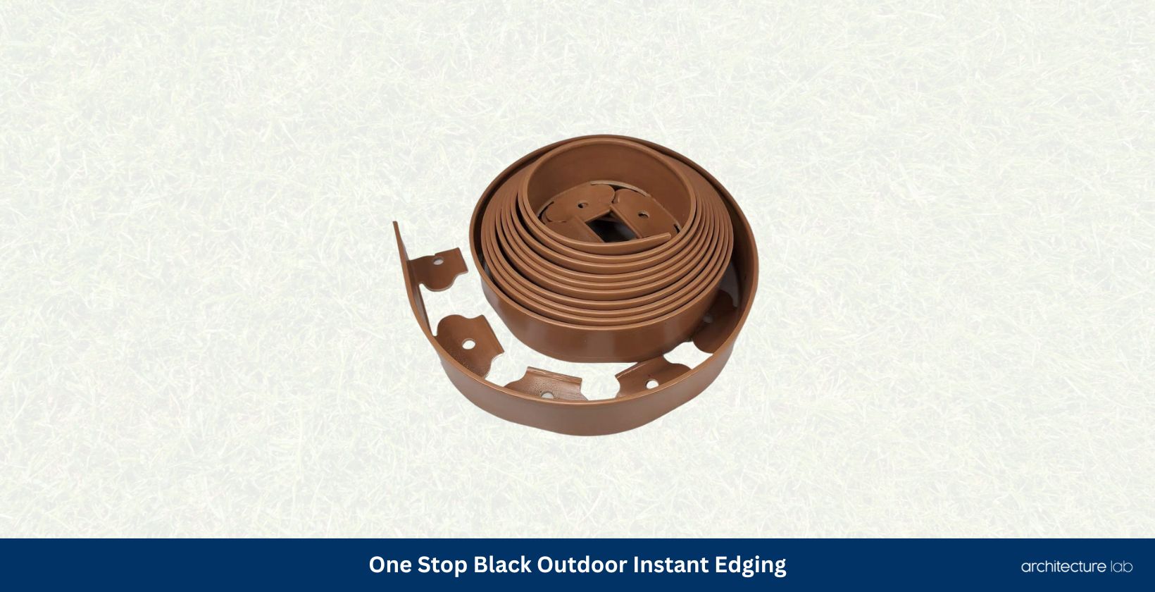 One stop black outdoor instant edging